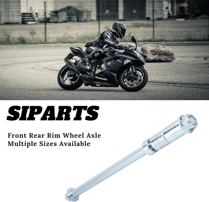 SIPARTS 12mm 250mm Front Rear Axle with Bush 38mm 22mm 5mm Fit for PIT PRO Dirt Bike Scooter QUAD ATV 50cc 110cc 125cc - Image 3